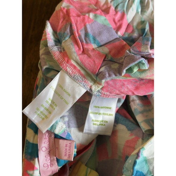 Lilly Pulitzer Liza Shorts Multi-Color Size 4 - Picture 4 of 4